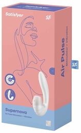 Вакуумный вибратор Satisfyer Supernova White, 2 положения ствола