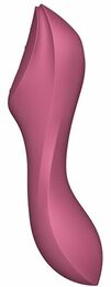 Вакуумный стимулятор с вибрацией Satisfyer Curvy Trinity 3 Red