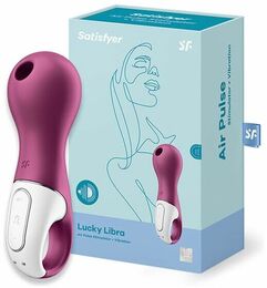 Вибромассажер с вакуумной стимуляцией Satisfyer Lucky Libra