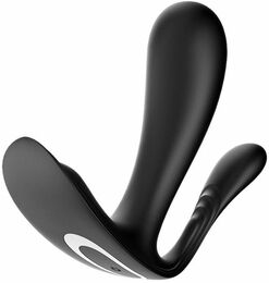 Двойной смарт-вибратор в трусики Satisfyer Top Secret+ Black