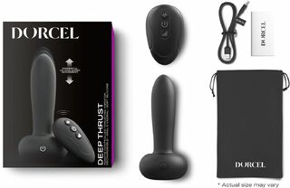 Универсальный пульсатор Dorcel DEEP THRUST, пульт ДУ