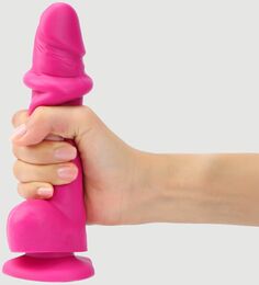 Реалистичный фаллоимитатор Strap-On-Me Sliding Skin Realistic Dildo Fuchsia - S, эффект подвижной ко