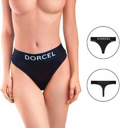 Трусики с карманом для вибратора Dorcel PANTY LOVER XXL