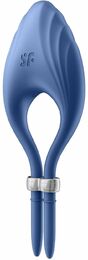 Эрекционное виброкольцо лассо Satisfyer Duelist Blue, 10 режимов, мощный мотор