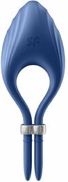 Эрекционное виброкольцо лассо Satisfyer Duelist Blue, 10 режимов, мощный мотор