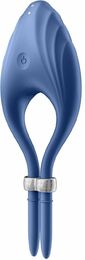 Эрекционное виброкольцо лассо Satisfyer Duelist Blue, 10 режимов, мощный мотор