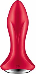 Анальная смарт вибропробка с жемчужным массажем Satisfyer Rotator Plug 1+ Red