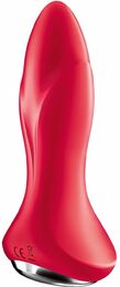 Анальная смарт вибропробка с жемчужным массажем Satisfyer Rotator Plug 1+ Red