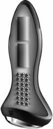 Анальная смарт вибропробка с жемчужным массажем Satisfyer Rotator Plug 1+ Black