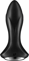 Анальная смарт вибропробка с жемчужным массажем Satisfyer Rotator Plug 1+ Black