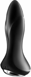 Анальная смарт вибропробка с жемчужным массажем Satisfyer Rotator Plug 1+ Black