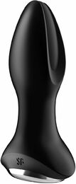 Анальная смарт вибропробка с жемчужным массажем Satisfyer Rotator Plug 2+ Black