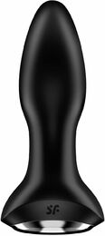 Анальная смарт вибропробка с жемчужным массажем Satisfyer Rotator Plug 2+ Black