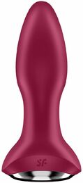 Анальная смарт вибропробка с жемчужным массажем Satisfyer Rotator Plug 2+ Violet