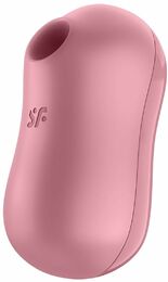 Вакуумный стимулятор с вибрацией Satisfyer Cotton Candy Light Red