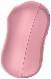 Вакуумный стимулятор с вибрацией Satisfyer Cotton Candy Light Red