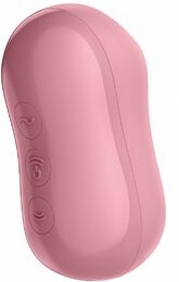 Вакуумный стимулятор с вибрацией Satisfyer Cotton Candy Light Red