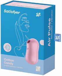 Вакуумный стимулятор с вибрцией Satisfyer Cotton Candy Lilac