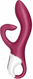 Вибратор кролик с тройным отростком Satisfyer Embrace me Berry, 2 мотора, диаметр 3,6 см