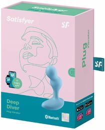 Смарт массажер простаты Satisfyer Deep Diver Light Blue