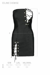 CELINE CHEMISE black L/XL - Passion