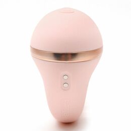 Вакуумный вибратор Kistoy Tina Mini Light Pink, вагинально-клиторальный