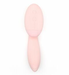 Вакуумный вибратор Kistoy Tina Mini Light Pink, вагинально-клиторальный