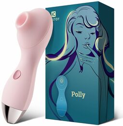 Вакуумный вибратор KisToy Polly Pink