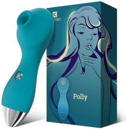 Вакуумный вибратор KisToy Polly Blue