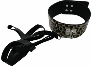 Набор MAI BDSM STARTER KIT Nº 75 Leopard: плеть, кляп, наручники, маска, ошейник , веревка, зажимы