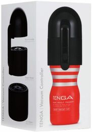 Вакуумная насадка Tenga Vacuum Controller с мастурбатором US Deep Throat Cup, единственный сосущий