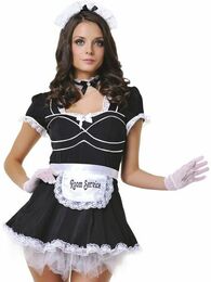 Костюм «Горничная» Maid costume 6 предметов LeFrivole, M/L