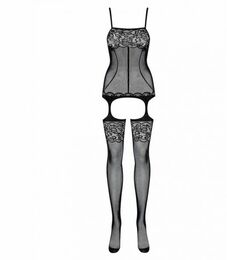 Комбинезон Obsessive BODYSTOCKING F204 черный