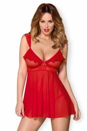 Сорочка Obsessive 863-BAB-3 babydoll & thong L/XL