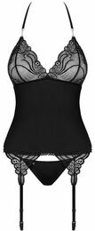 Корсет Obsessive 828-COR-1 corset & thong S/M