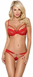 Комплект Obsessive 829-SET-3 SET S/M красный