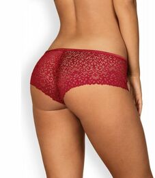 Сексуальные трусики Obsessive Lividia shorties red L/XL