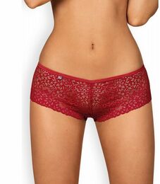 Сексуальные трусики Obsessive Lividia shorties red L/XL