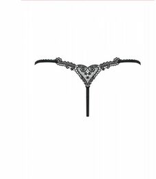 Трусики Obsessive Chiccanta thong black L/XL