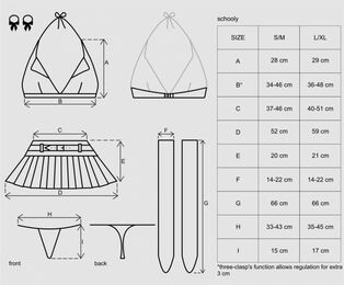 Костюм школьницы Schooly Obsessive S\M