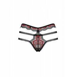 Трусики Obsessive Megies panties black L/XL