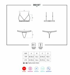 Комплект Obsessive 868-SET-1 set 2-pcs S/M