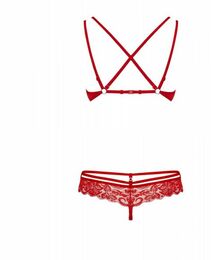 Комплект Obsessive 860-SET-3 2 pcs set red S/M