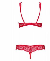 Комплект Obsessive 853-SET-3 2 pcs set red S/M