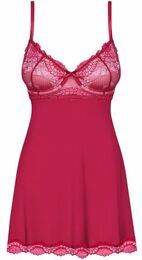 Бебидолл Obsessive Rosalyne babydoll & thong red S/M