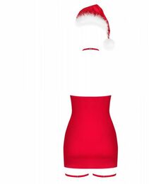 Комплект Obsessive Kissmas chemise Red® XXL