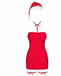 Комплект Obsessive Kissmas chemise Red® XXL