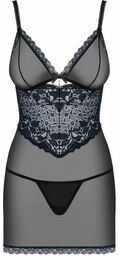 Сорочка Obsessive 866-CHE-1 chemise & thong S/M