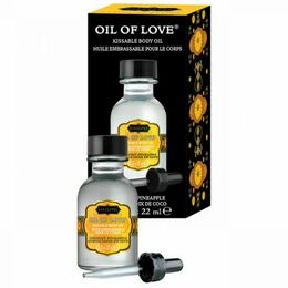 Съедобное масло для поцелуев Kamasutra OIL OF LOVE COCONUT PINEAPPLE 22 мл