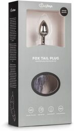 Анальная пробка с хвостиком Fox Tail Plug ,S